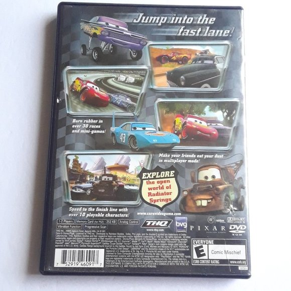 Disney Pixars Cars Game - Playstation 2 Game PS2 - Picture 3 of 3